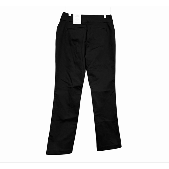 NWT Women's Croft & Barrow Black Effortless Stretch Bootcut Pants Size 8 - Picture 4 of 14